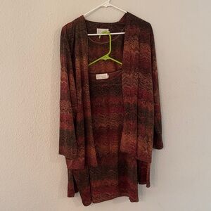 Vintage Vaquer Queensland Top and Cardigan Set